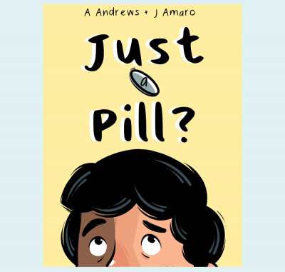 One of four comics in Strip AIDS 2020