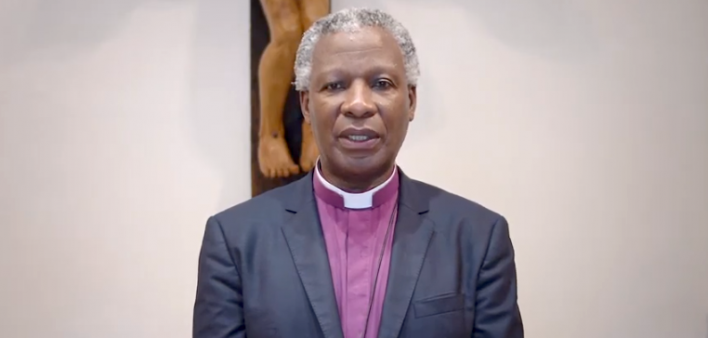 The Most Reverend Dr. Thabo Makgob speaks at the 2020 HIV interfaith conference